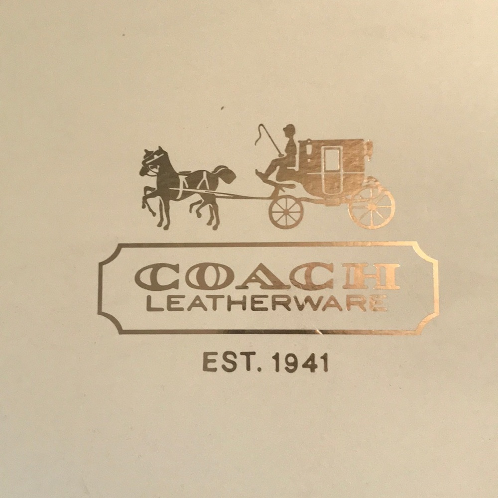 Black Coach wedge boots